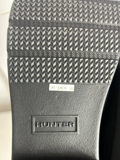HUNTER. Botines lluvia negros. T 40/41