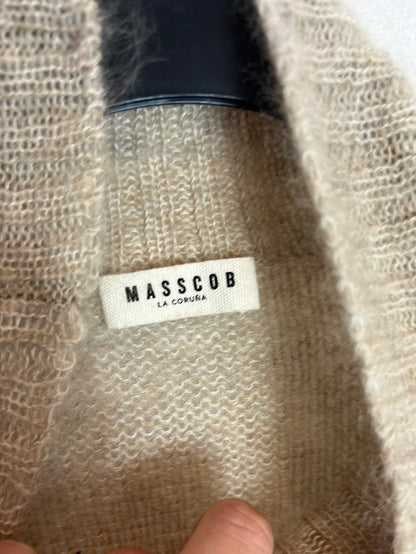 MASSCOB. Jersey beige jaspeado lana. T M