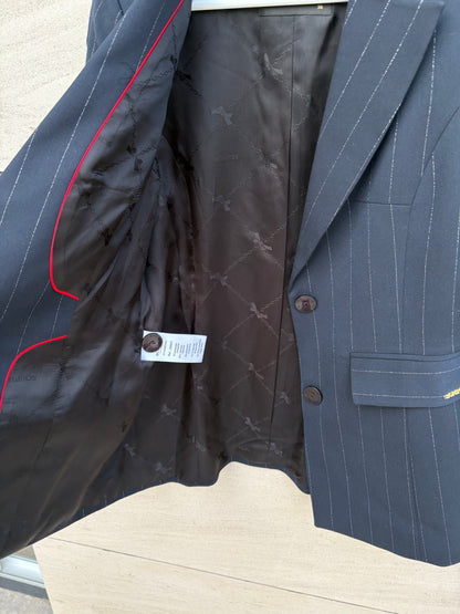 SCRIPTA. Traje de chaqueta azul marino con chaleco