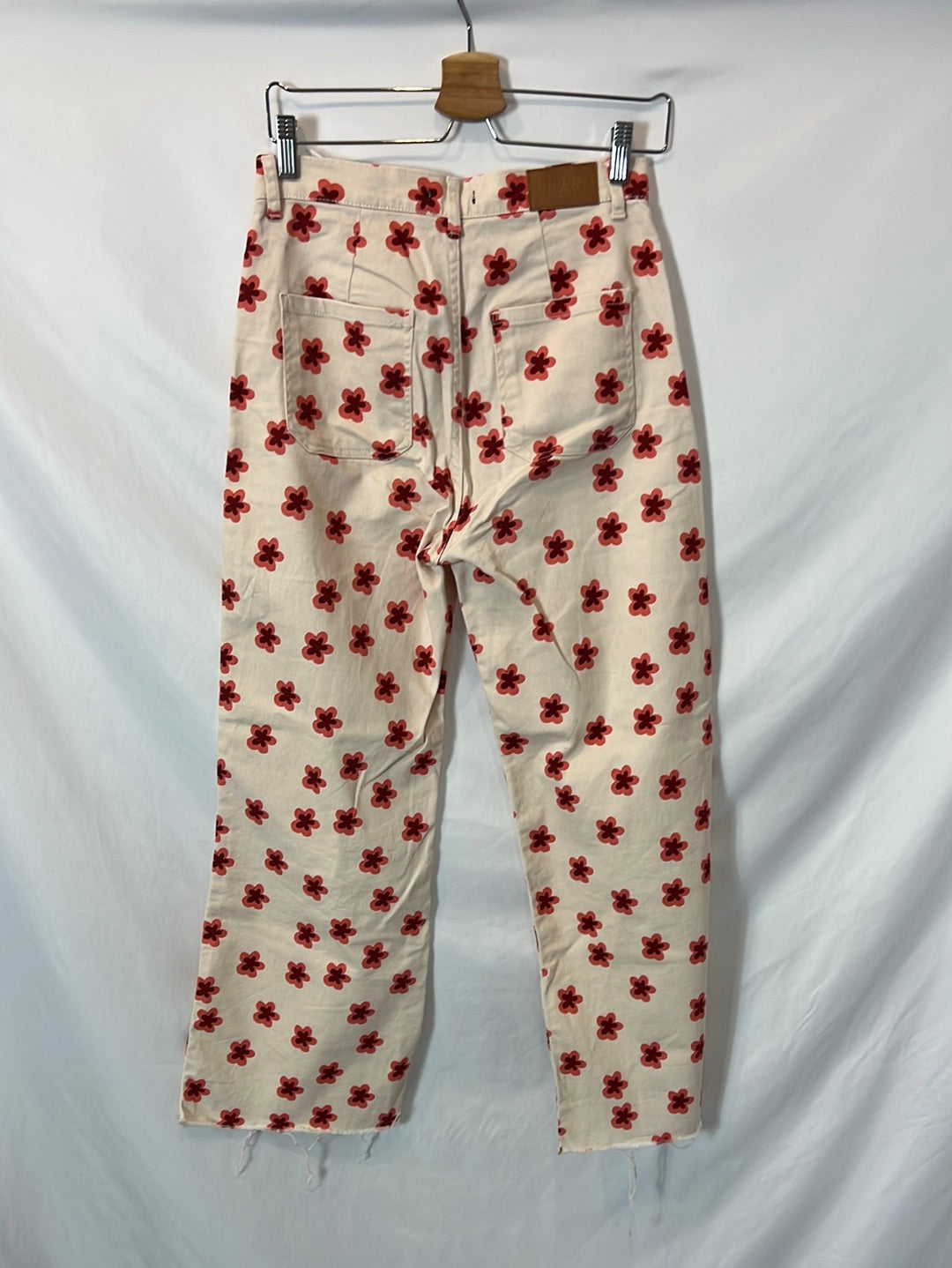 NOON. Floral denim pants size 36