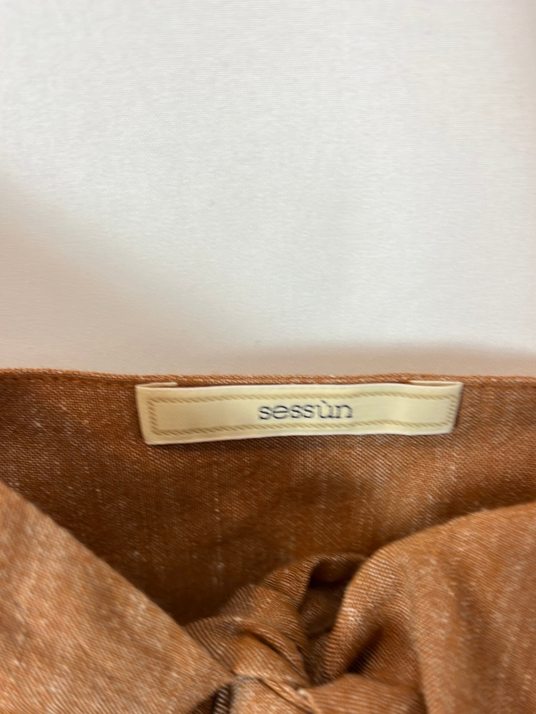 SESSÚN. Crop top caldero jaspeado. T S