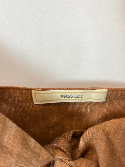 SESSÚN. Crop top caldero jaspeado. T S