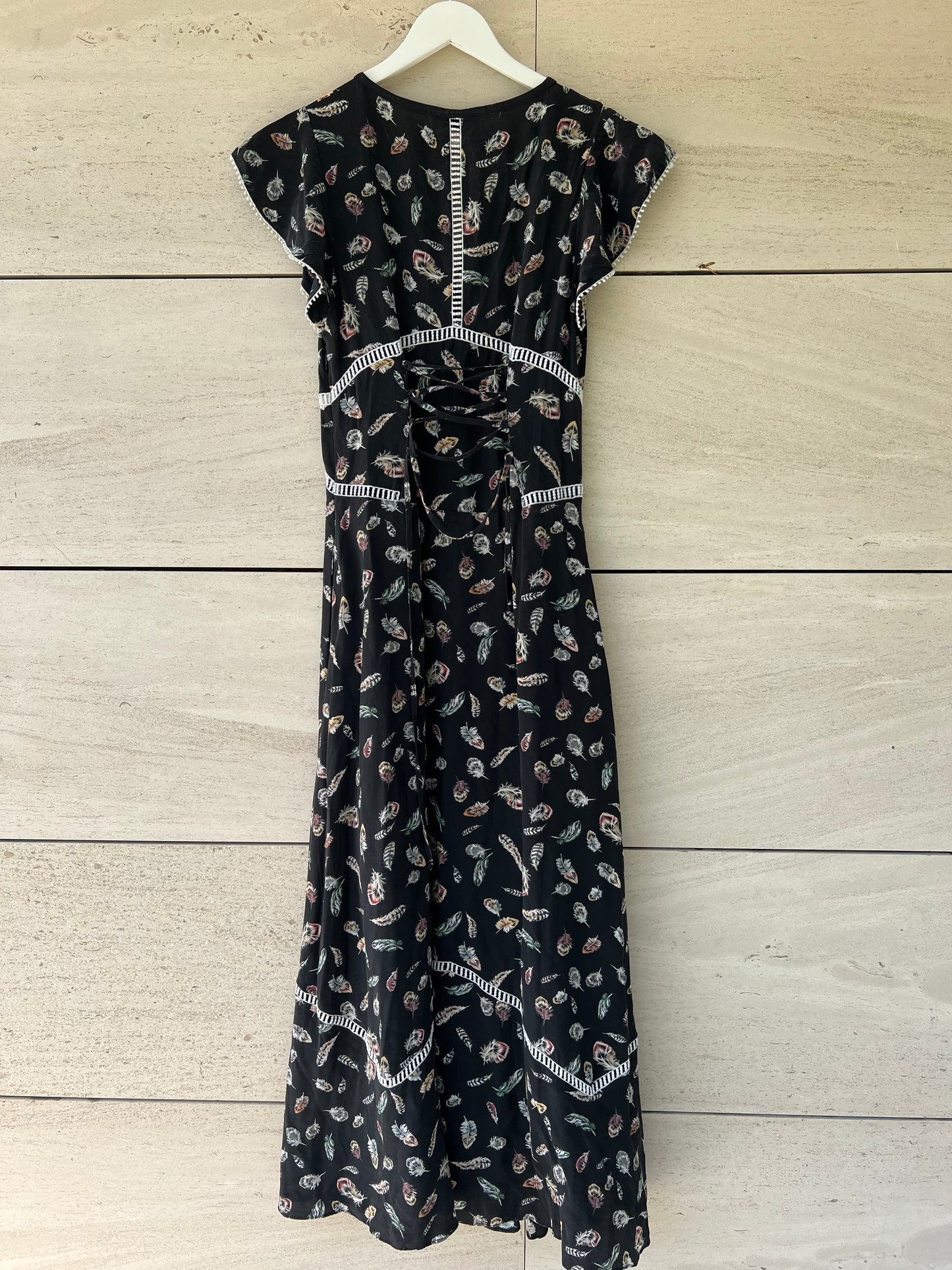 THE KOOPLES. Vestido largo seda T.s