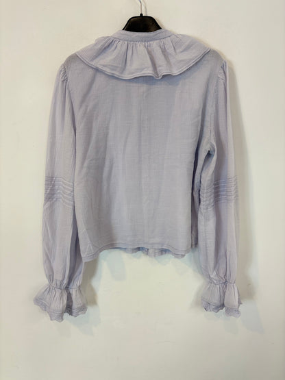 SPRINGFIELD. Blusa fluida azul claro