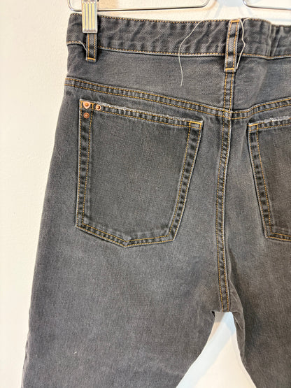 ZARA. Black stretch knit top. TL