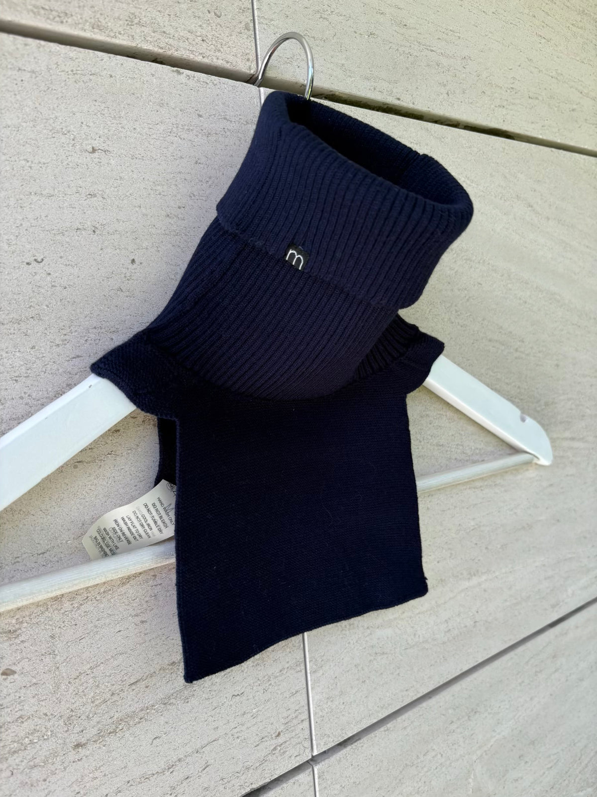 ABSOLUT CASHMERE. Jersey verde cuello extraible cashmere