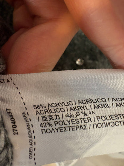 MANGO. Chaqueta gris ocho pedreria