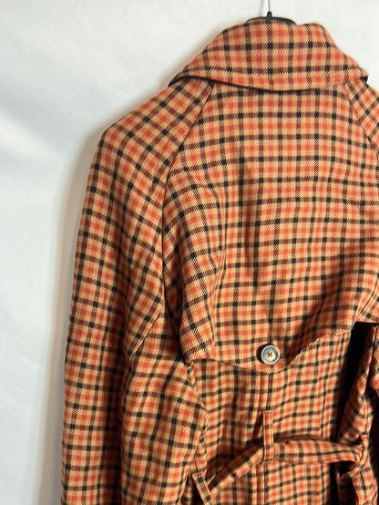 GANT. Long checked coat. TM