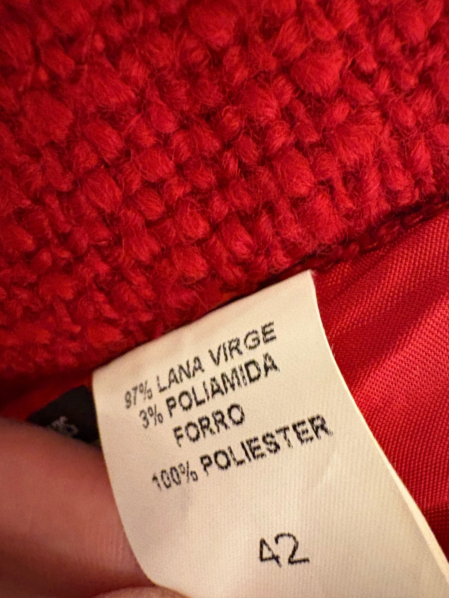 VICTORIO&amp;LUCCHINO. Red blazer S.42 (36)