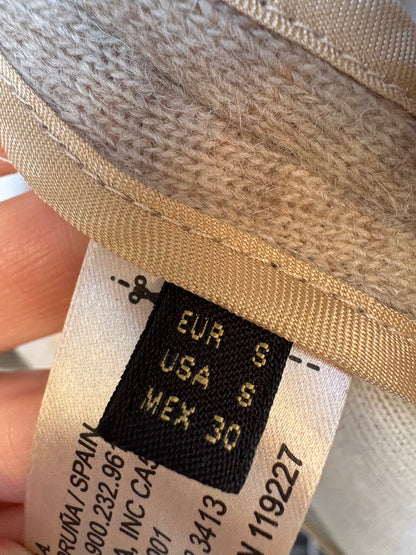 MASSIMO DUTTI. Blazer beige mezcla . T S