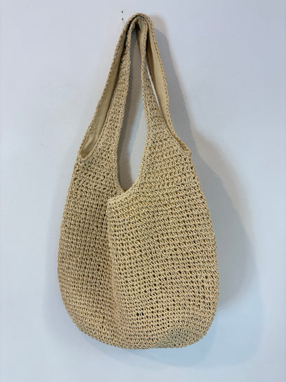 OTRAS. Bolso rafia hombro