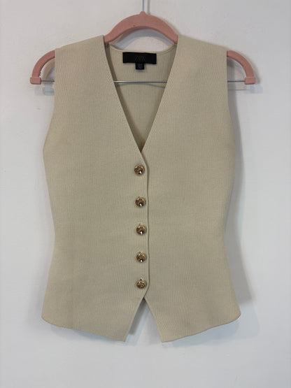 ZARA. Beige buttoned vest. TS (tara)