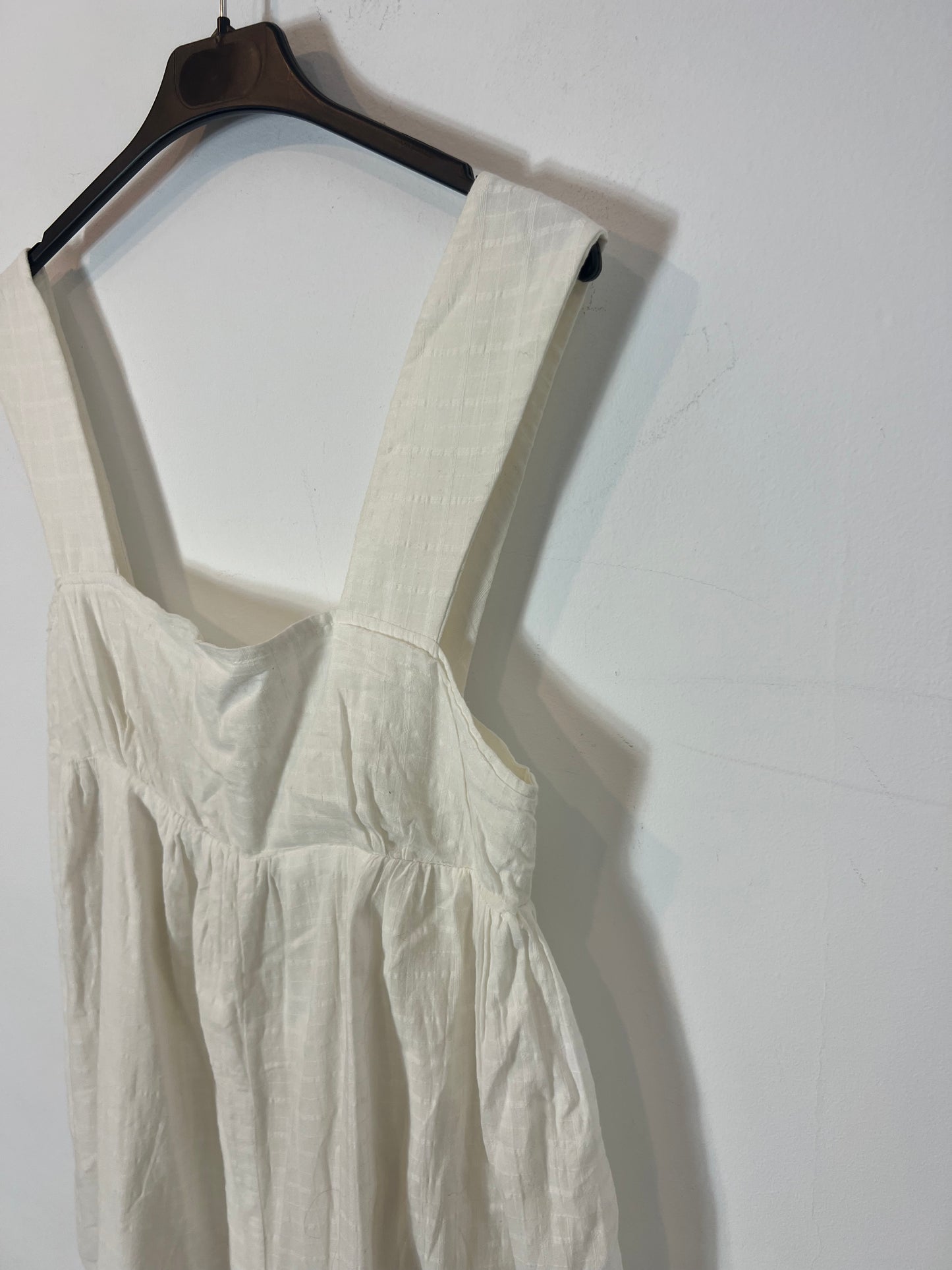 OTHERS. Beige flowy jumpsuit with straps YOUR(s)