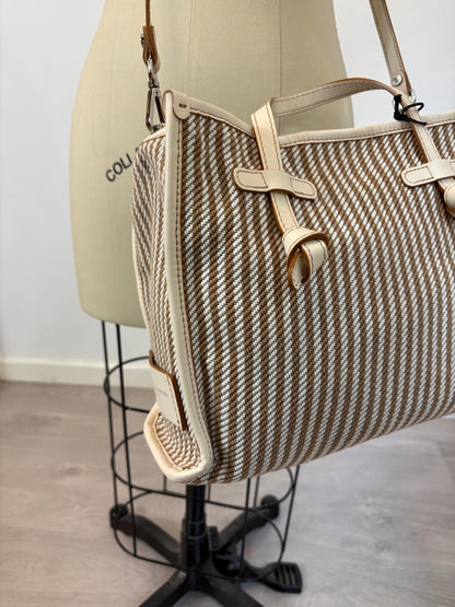 GIANNI CHIARINI. Striped shopper bag