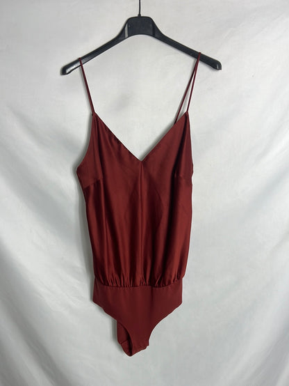 OYSHO. Body color teja satinado. T S