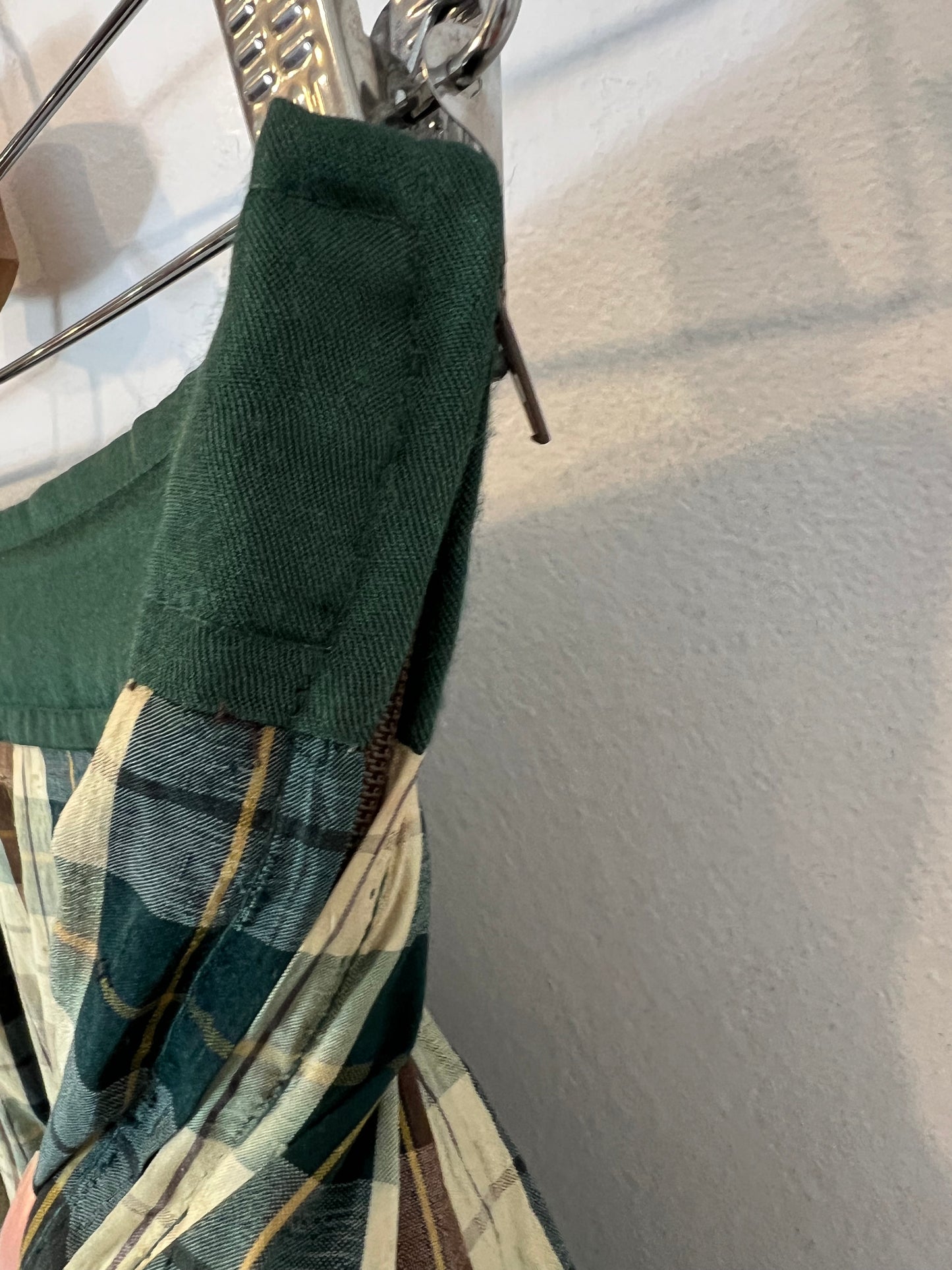 OTRAS. Falda cuadros vintage TU(36)