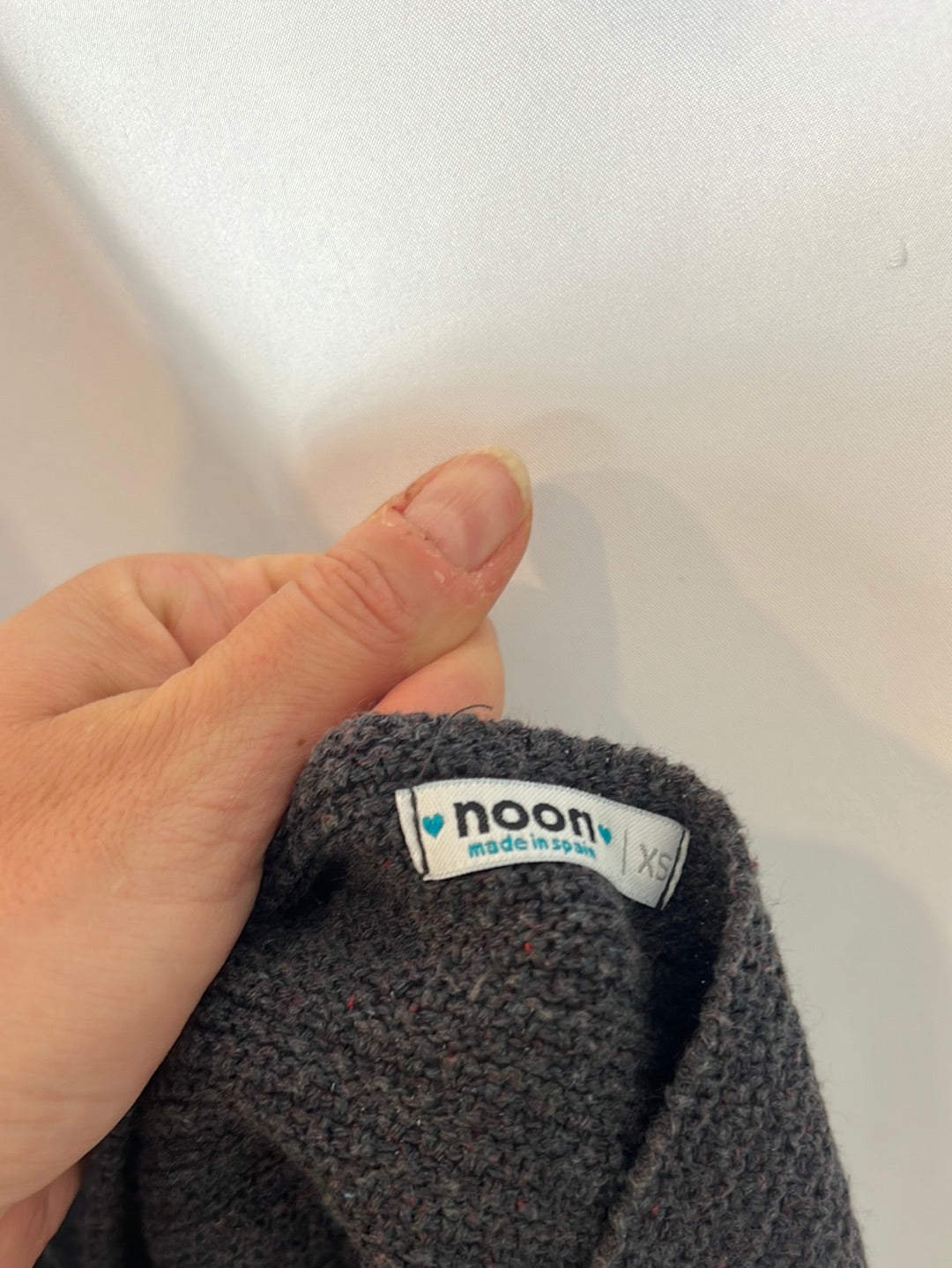 NOON. Top crochet cullo halter. T XS