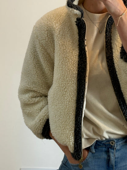 NANOS. Chaqueta borrego hilos brillo. T 14 años (xs/s)