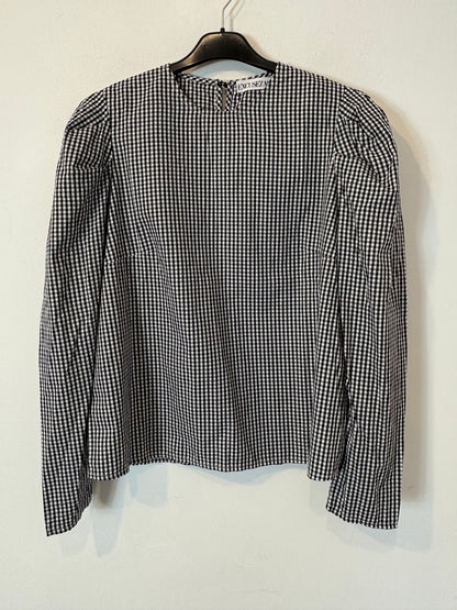 EXCUSEZ MOI. Blusa vichy detalle mangas