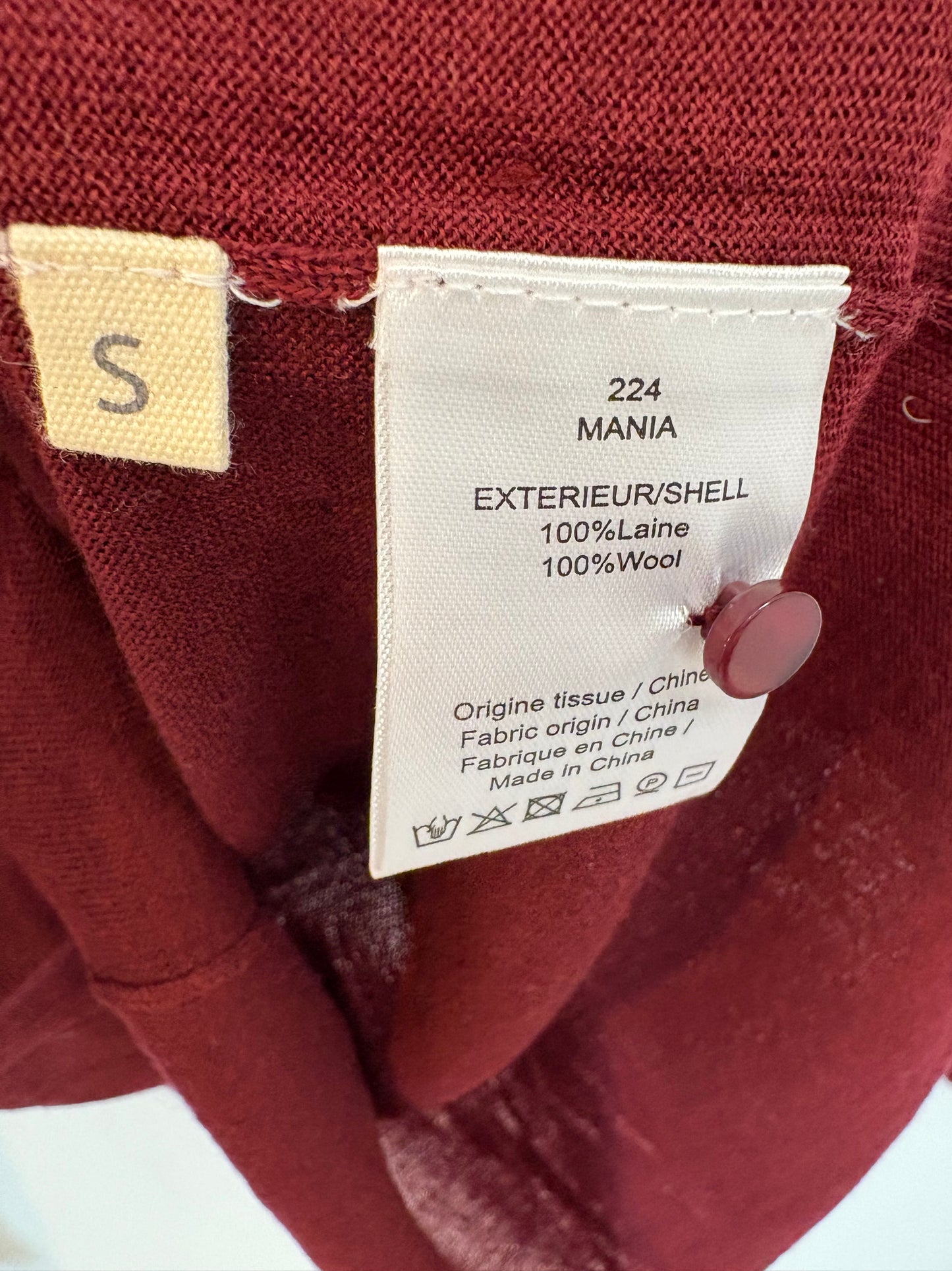 ZARA. Black stretch knit top. TL