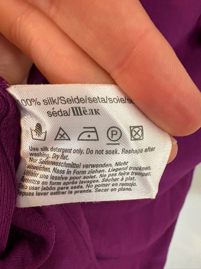 HUGO BOSS. Top seda elástico