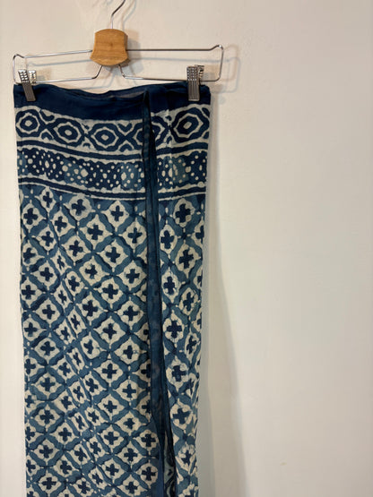 Pareo/ Pañuelo azul estampado