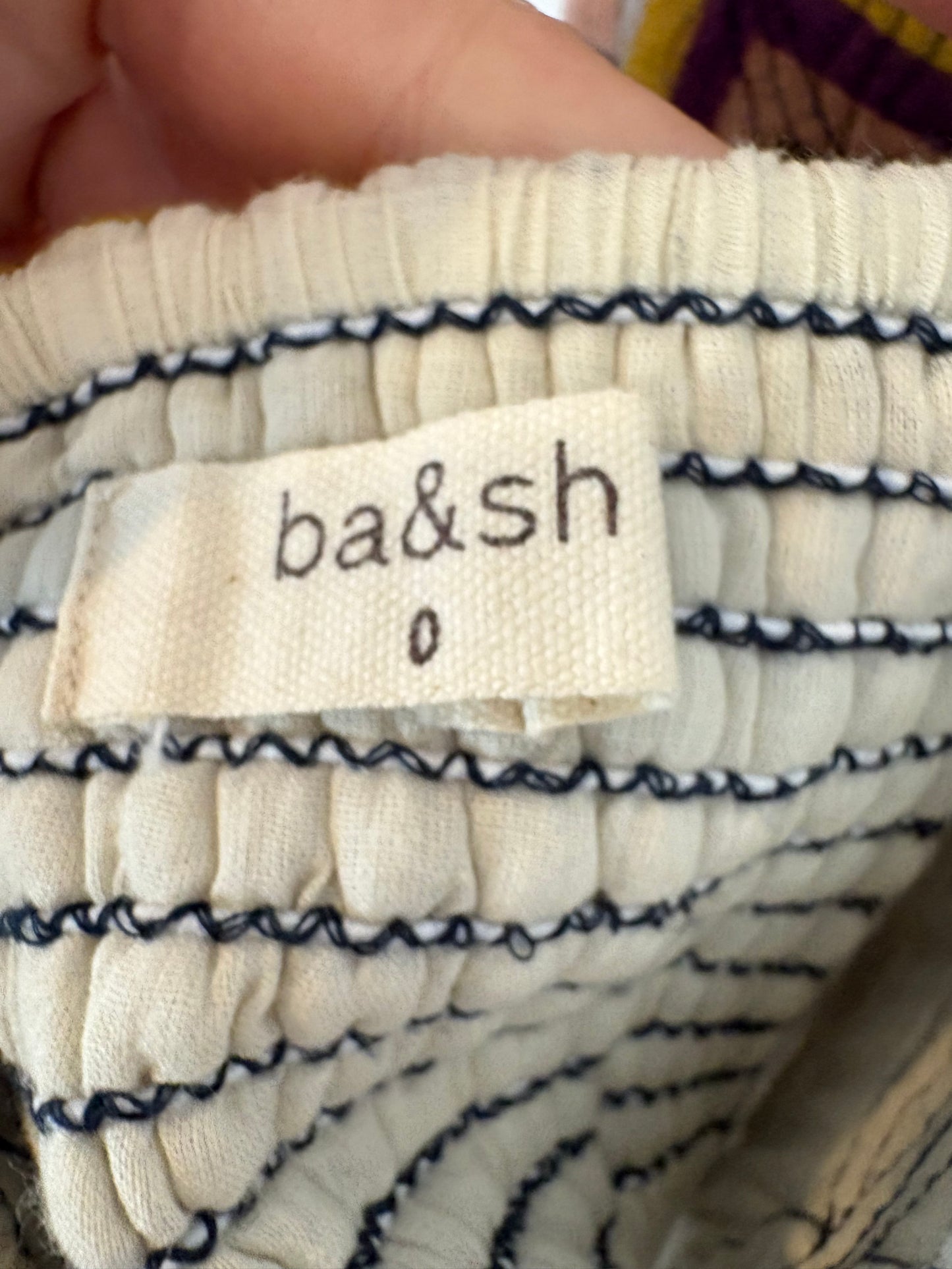 BA&SH. Vestido largo estampado halter