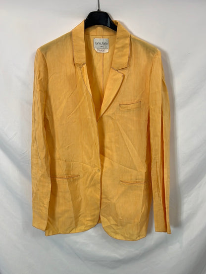 FORTE FORTE. Flowy yellow blazer. Size 1 (S)