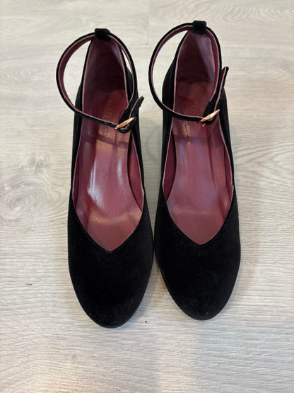 FLABELUS. Tacones terciopelo modelo The D'Orsey Pumps. T 40