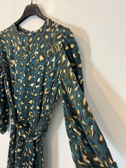 SOEUR. Flowy midi dress with belt. Size 36 (Tara)