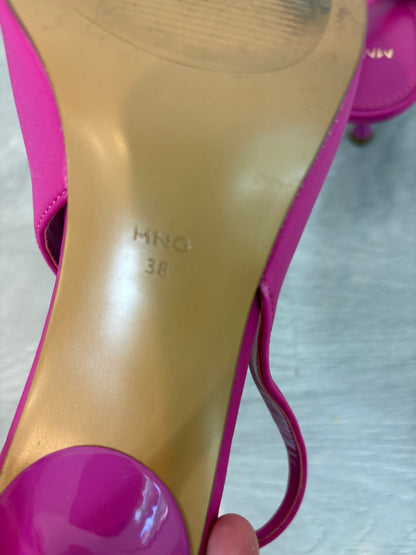 MANGO. Jewel pink shoes size 38