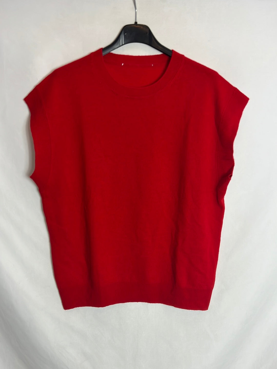 ZARA. Top lana rojo. T S