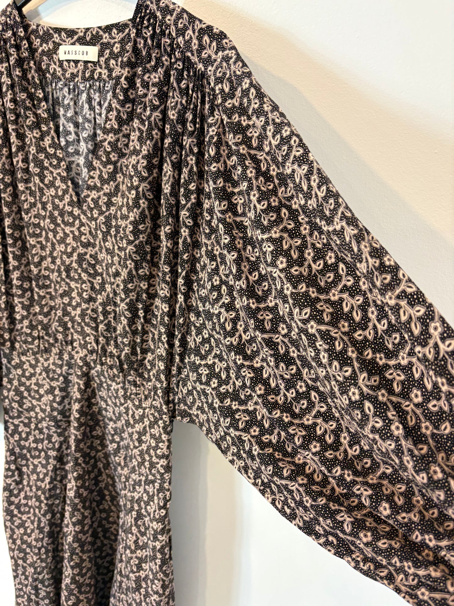 ZARA. Black stretch knit top. TL