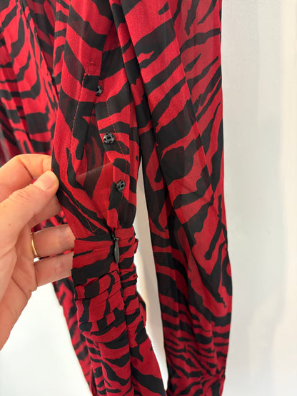 BA&SH. Vestido bicolor fluido