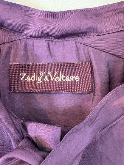ZADIG&amp;VOLTAIRE. Fluid embroidered blouse. T XS