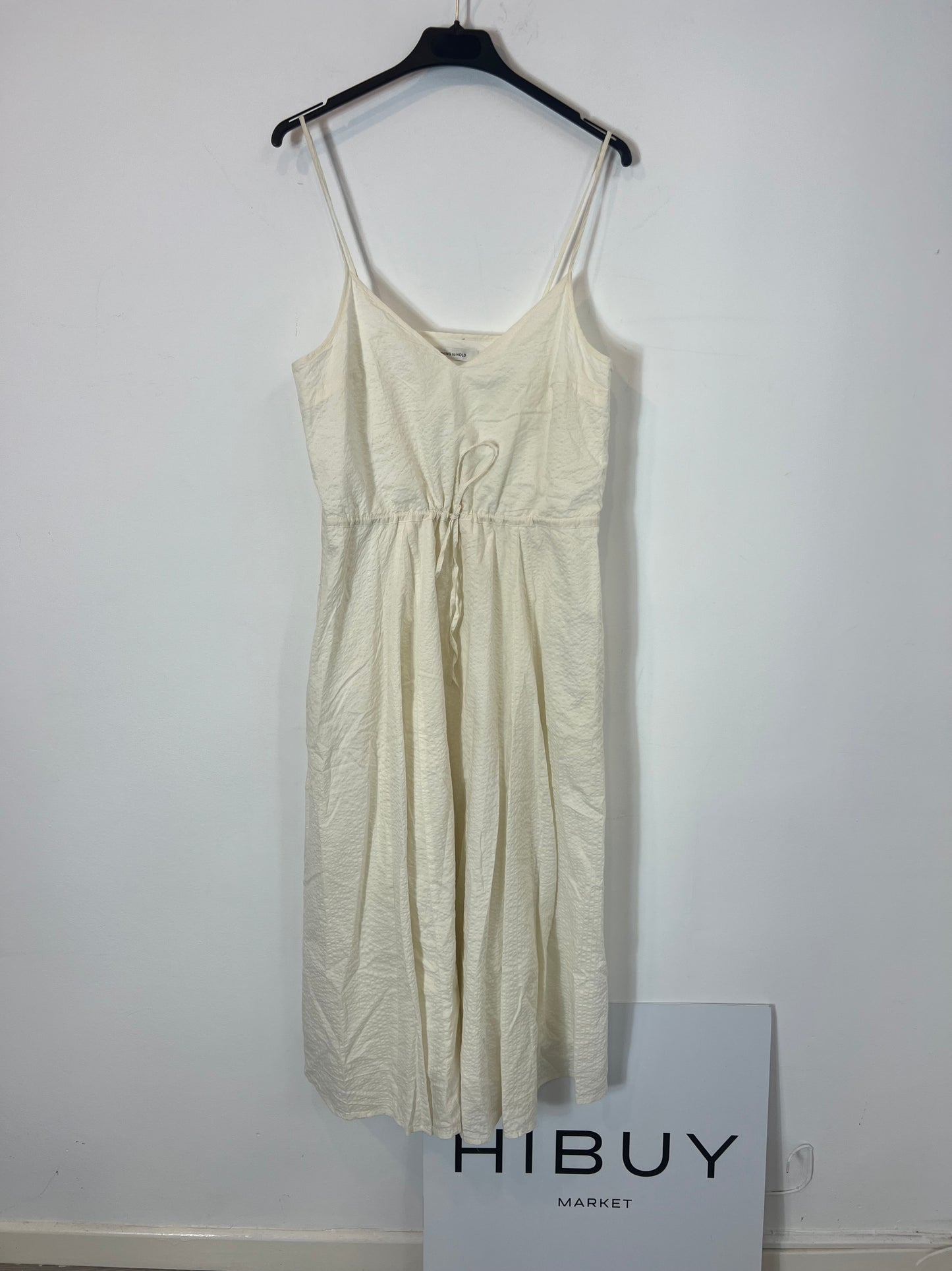 White textured Ts dress