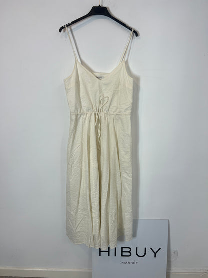 White textured Ts dress