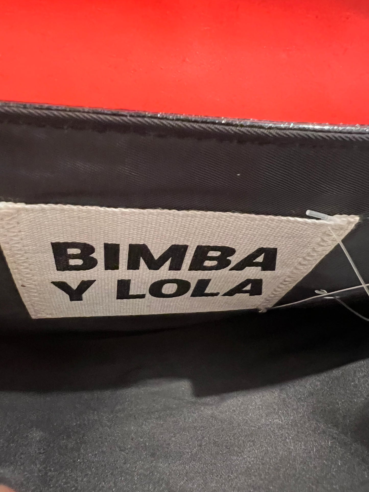 BIMBA Y LOLA. Silver handbag