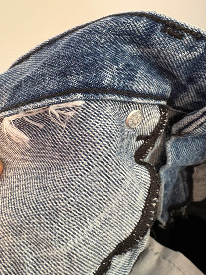 SANDRO. Denim recto doble cintura. T 36