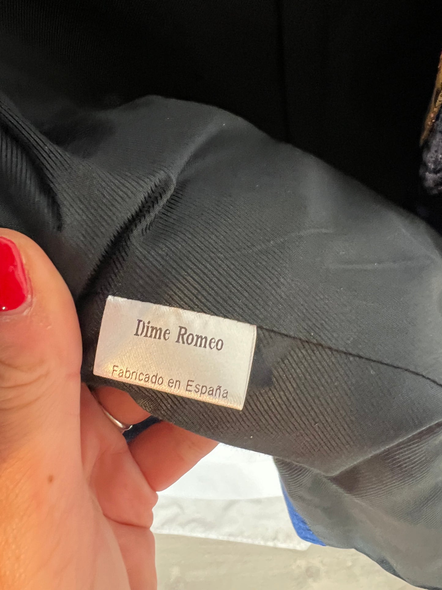 DIME ROMEO. Blazer terciopelo T.xs (s)