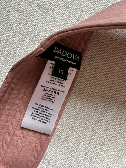 PADOVA. Cinturón fajín rosa palo. T. 10 (M)