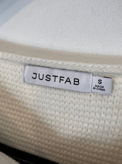 JUSTFAB. Striped jersey with sleeve detail. TS