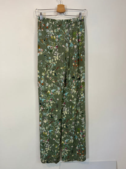 LEBOR GABALA. Pantalón punto elástico flores TU(S)