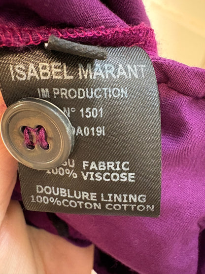 ISABEL MARANT. Pantalón pinzas pana ligero