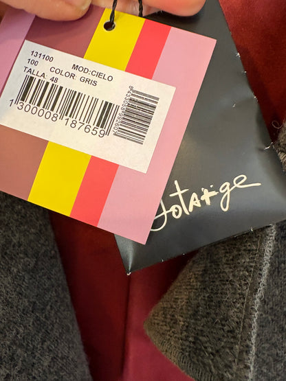 MAROLA. Mustard textured wool skirt. S/M