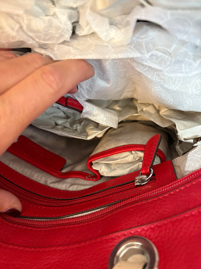 MICHAELKORS. Bolso rojo piel