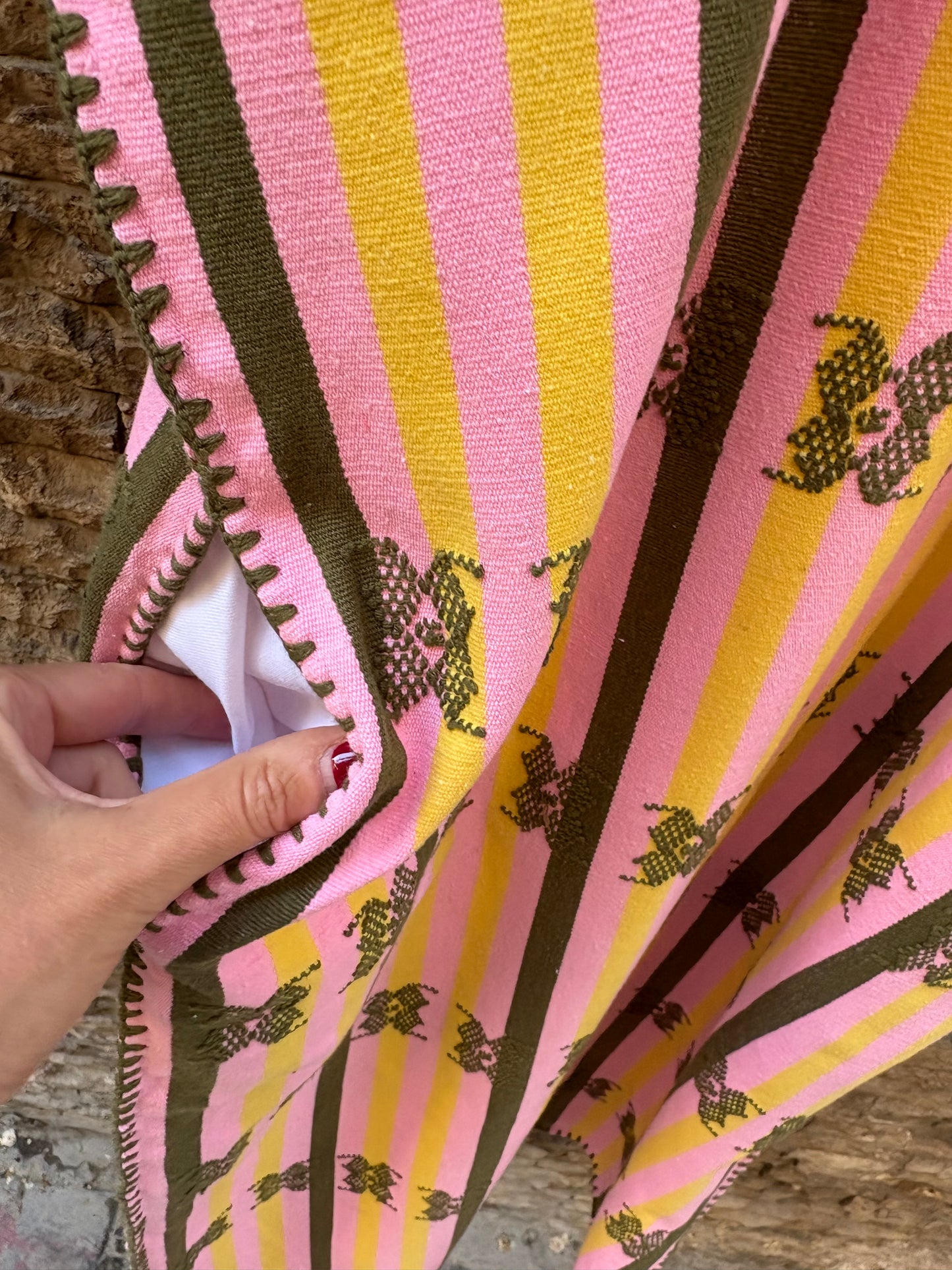 Huipil tejido a mano colores