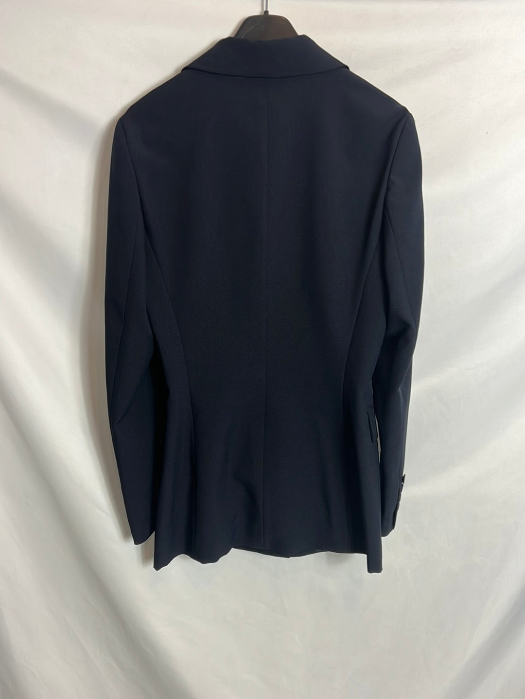 OTRAS. Total look blazer y pantalón pinzas azul. T 36