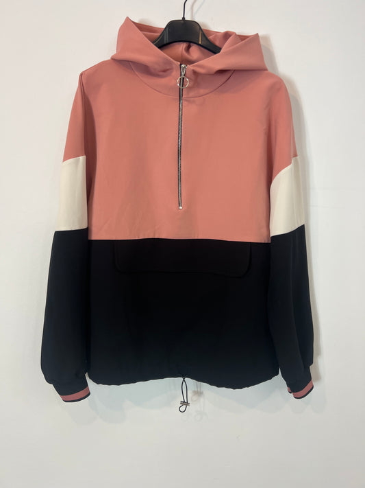 ZARA. Sudadera tricolor fluida T.s