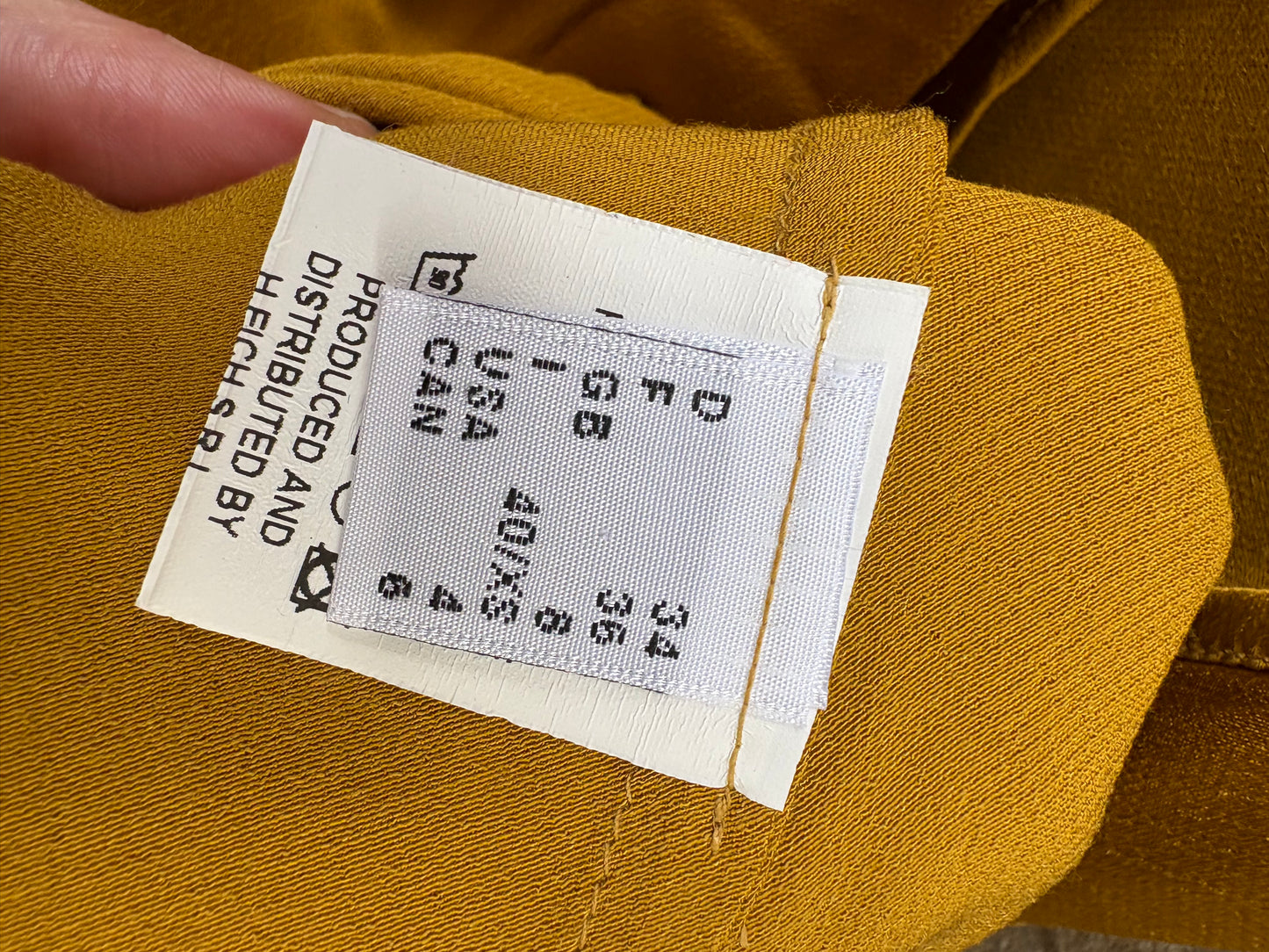 OTTOD´AME. Top satinado dorado